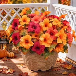 Artificial Morning Glory Flowers