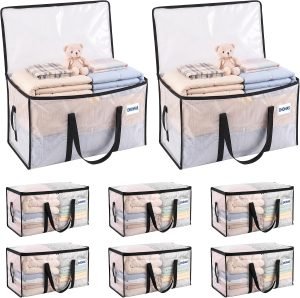 8-Pack Clear Moving Bags