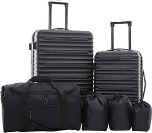 Travelers Club 6-Piece Orion Luggage and Travel Accessories Set