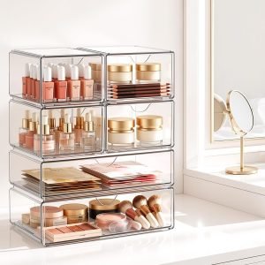 Acrylic Stackable Storage Drawers