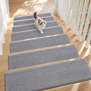 Non-Slip Stair Treads for Wooden Steps
