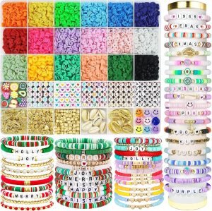 5300 Clay Beads Bracelet Making Kit