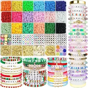 Clay Beads Bracelet Making Kit