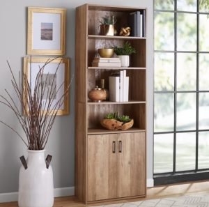 Mainstays Traditional 5 Shelf Bookcase At Walmart