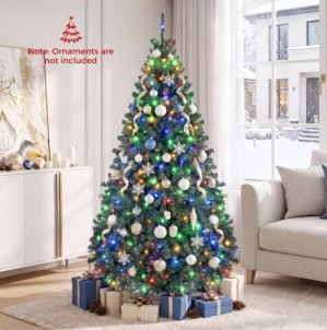 Costway 6Ft Pre-Lit Artificial Christmas Tree At Walmart !!