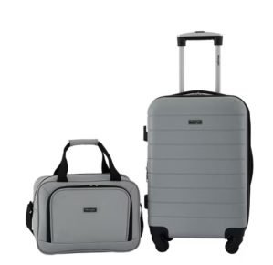 2-Piece Expandable Rolling Spinner Carry-on Set At Walmart !!