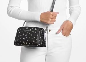 Michael Kors Ashton Extra-Small Floral Printed Camera Crossbody Bag