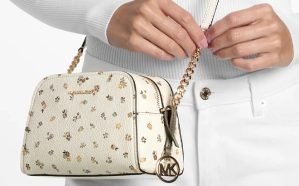 Michael Kors Ashton Extra-Small Floral Printed Camera Crossbody Bag