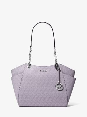 Michael Kors Jet Set Large Signature Logo Shoulder Bag