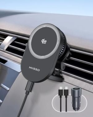MIISSO 25W Magnetic Car Charger Complete Kit